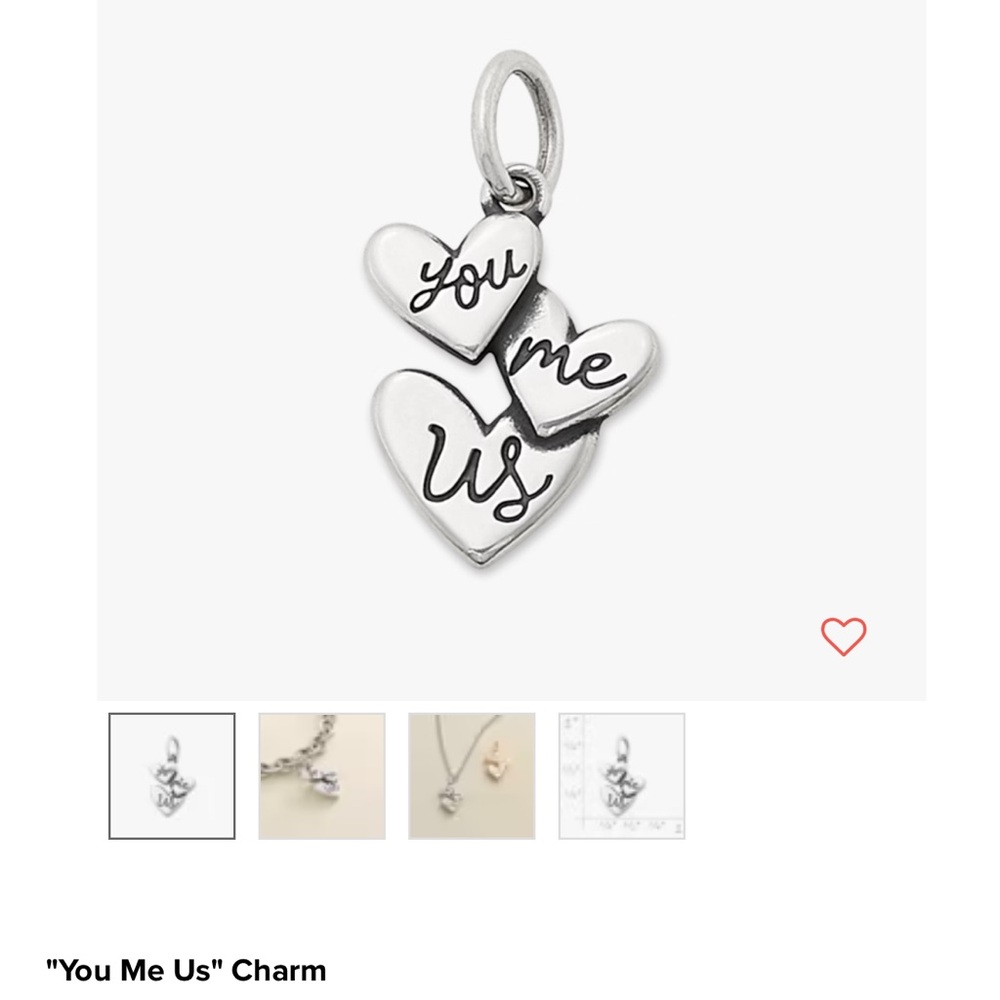 James Avery “You Me Us” Charm